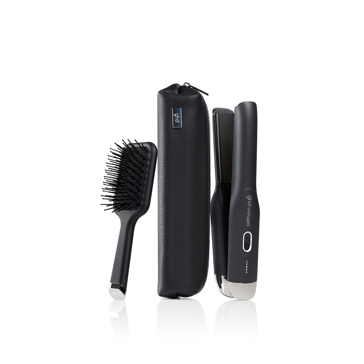 GHD UNPLUGGED CORDLESS HAIR STRAIGHTENER FESTIVE GIFT SET - Includes A ...